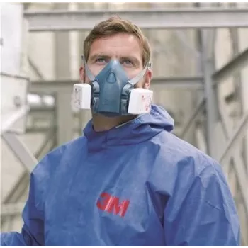 3M respiratoriaus puskaukė 7501 dydis S - silikoninė DIN EN 140 (7000104176)