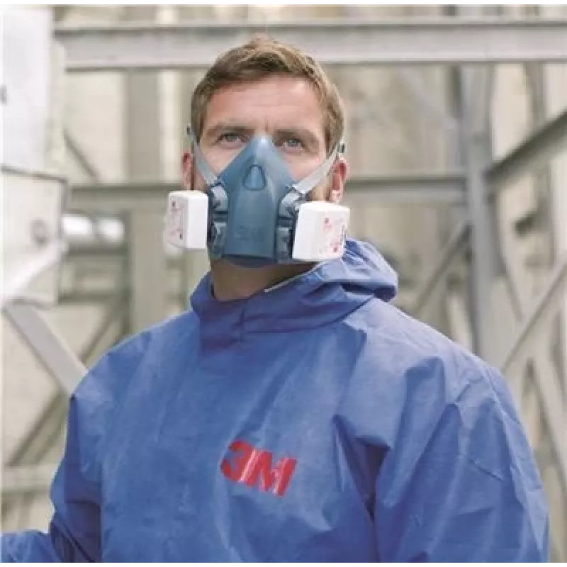 3M respiratoriaus puskaukė 7501 dydis S - silikoninė DIN EN 140 (7000104176)
