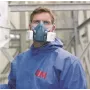 3M respiratoriaus puskaukė 7501 dydis S - silikoninė DIN EN 140 (7000104176)