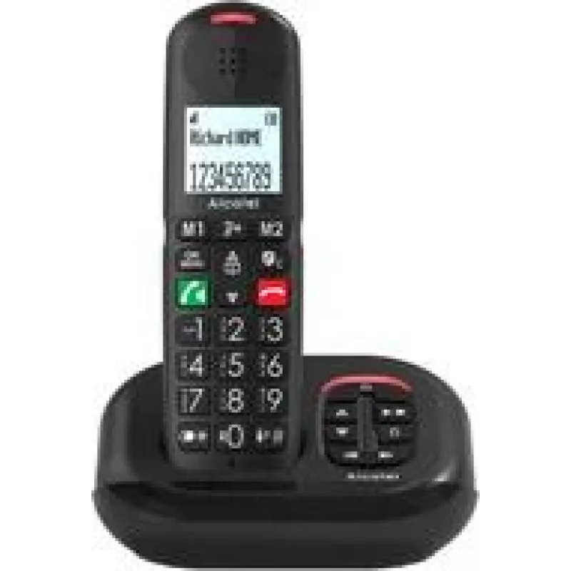 Alcatel laidinis telefonas (analoginiam ryšiui), belaidis, integruotas atsakiklis, DECT, Di (ATL1428407)