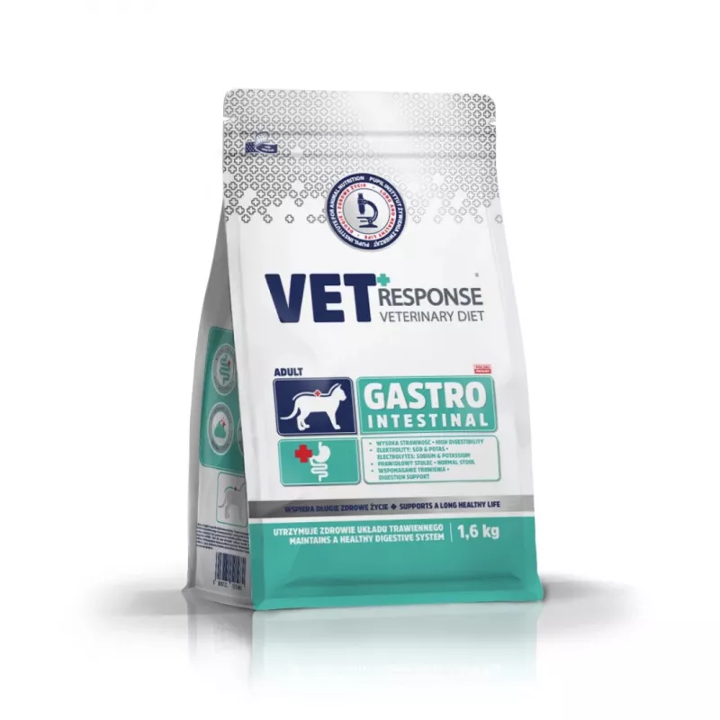VET RESPONSE Gastrointestinal - sausas kačių maistas - 1,6 kg