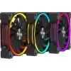 ALPENFÖHN Wing Boost 3 120 mm ARGB korpuso ventiliatoriai, 3 vnt. rinkinys, juodi