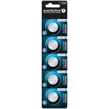 Ličio baterija mini everActive CR2354 - lizdinė pakuotė 5 vnt.