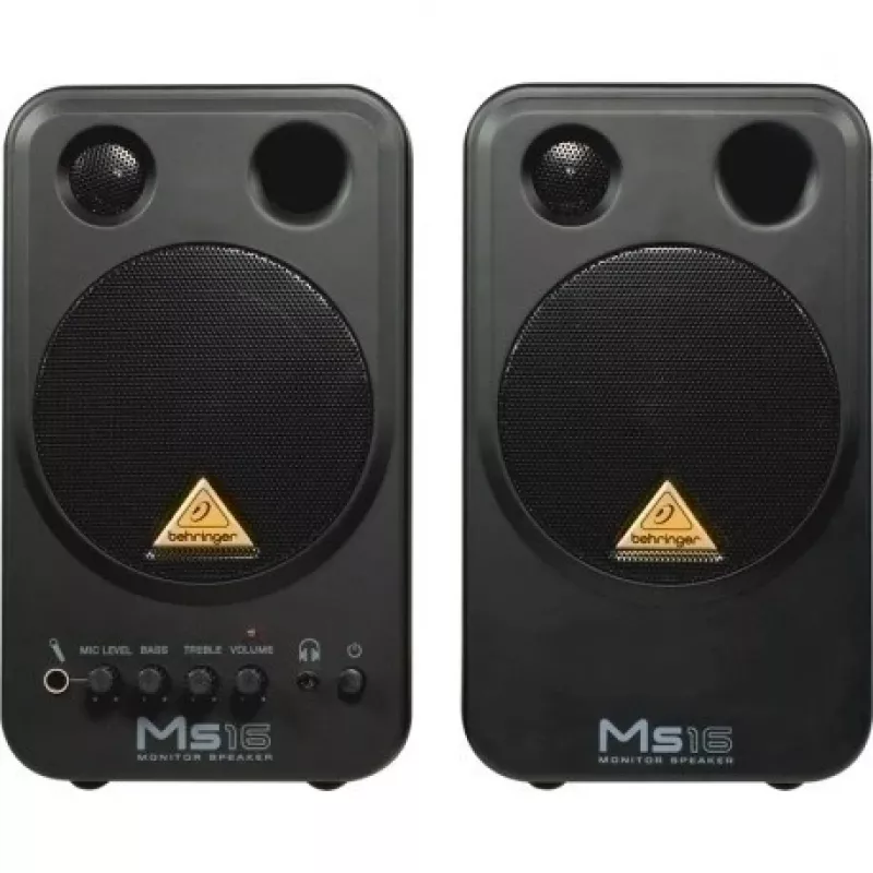Behringer MS16 garsiakalbis 2 juostų juodas laidinis 16 W