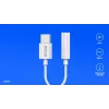 USB Type 3.1 C (M) – Jack 3.5mm (F) garso adapteris baltas SAVIO AK-51