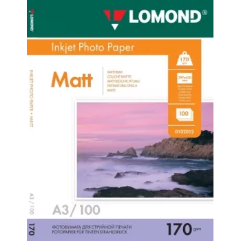 Inkjetinis fotopopierius Lomond 0102012 A3 170 g/m² dvipusis