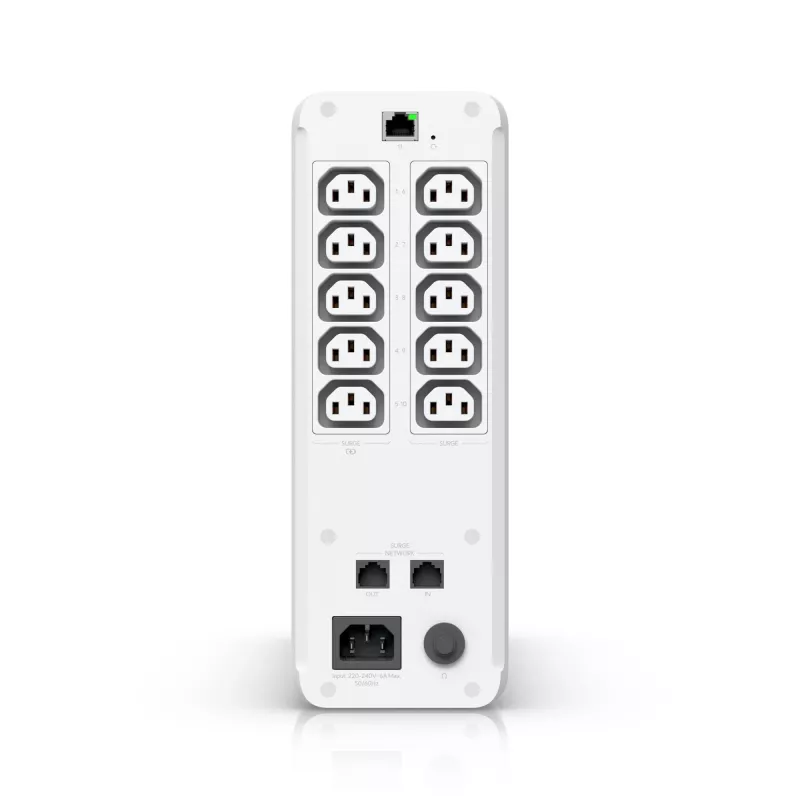 Ubiquiti UPS-TOWER-EU Unifi Managed 1 Kva Uninterruptible maitinimo šaltinis With 10 Software Resettable Outlets