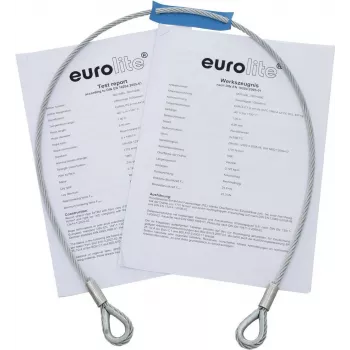 Plieninis lynas EUROLITE 5801048G 1000 x 4 mm sidabrinis su antgaliu