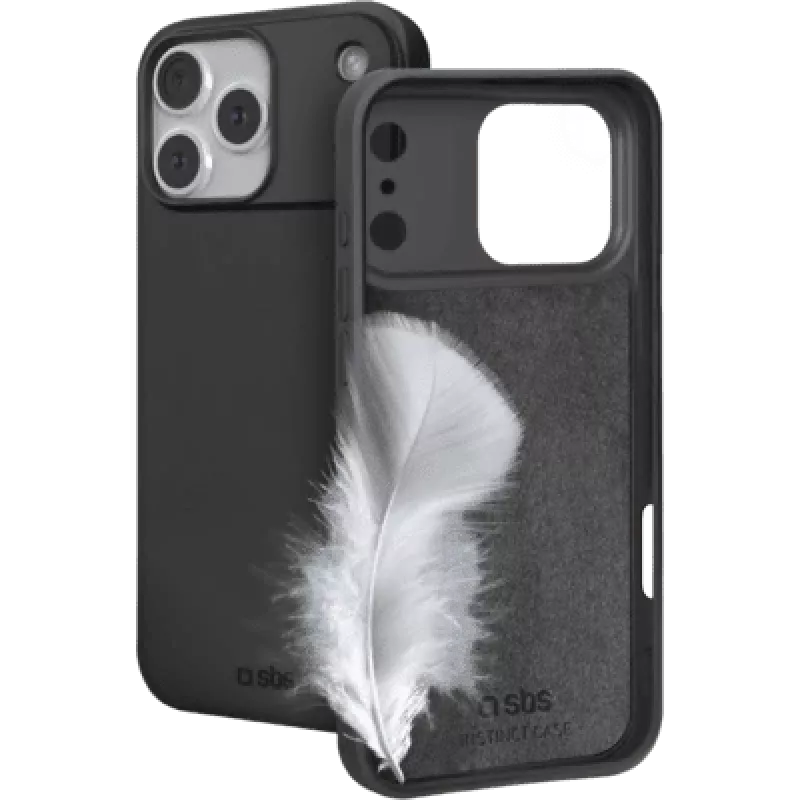 Dėklas SBS TEINSTIP1769K, skirtas iPhone 17 Pro Max 17.4 cm, juodas