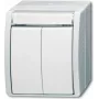 BUSCH JAEGER 1484-0-0379 - Mygtukai - Balti - IP44 - CE - 74 mm - 55 mm