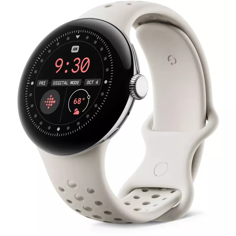 Google - Išmaniojo laikrodžio dirželis - S dydis - porcelianinės spalvos - skirtas Pixel Watch 3 (GA06133-WW)
