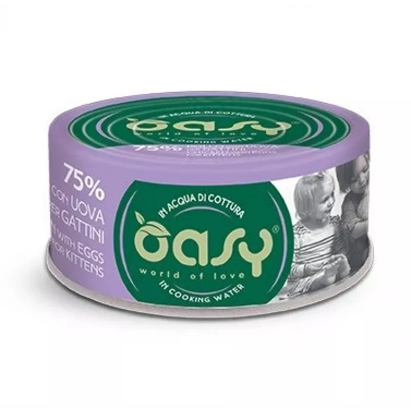Oasy More Love Chicken with Eggs kačiukams 70 g