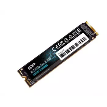 SSD M.2 NVMe Silicon Power P34A60 2 TB, PCIe 3.0 x4, skaitymas 2200 MB/s, rašymas 1600 MB/s