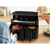 Tefal Easy Fry EY901N dviguba 8,3 l atskirai stovinti 2700 W karšto oro gruzdintuvė, juoda