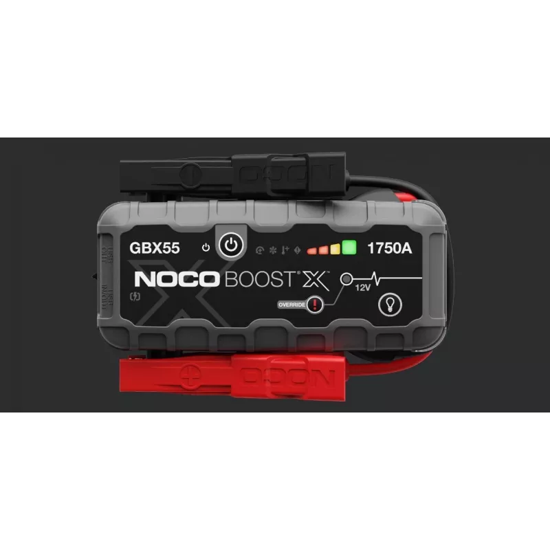 Atsarginis starteris NOCO GBX55 1750 A ličio jonų, 46 Wh, IP65, benzininiams varikliams iki 7,5 l / dyzeliniams iki 5 l