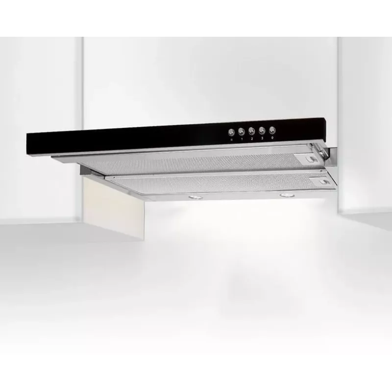 Akpo WK-7 Light Glass 50 po spintele montuojamas gartraukis, nerūdijantis plienas, juoda
