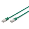 Tinklo kabelis Digitus CAT 5e SF/UTP RJ-45 0,5 m žalias