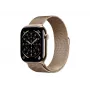 Apple Watch Series 11 GPS + Cellular 46mm auksinis titano korpusas su auksine „Milanese Loop“ apyranke – S/M (MFD74ZR/A)