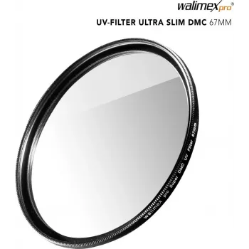 UV filtras Walimex pro plonas Super DMC 67mm — 67 mm sriegis, plonas profilis, neatspindinti danga