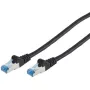 ShiverPeaks komutacinis kabelis CAT6a RJ45 S/FTP 2m juodas – tinklo – CAT 6a