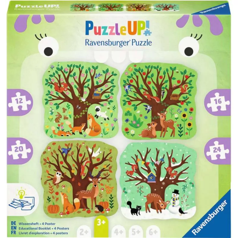 Puzzle UP - Vier Jahreszeiten (12, 16, 20 ir 24 dalių)