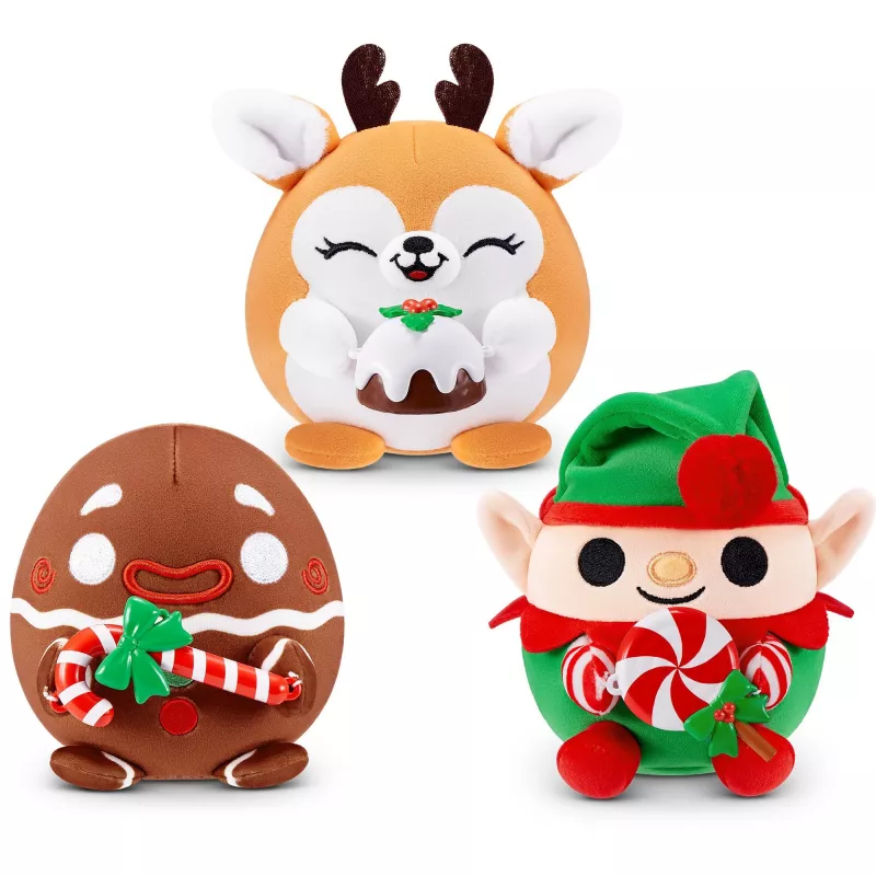 Žaislinė figūrėlė Zuru Snackles Christmas – staigmenų kolekcionuojamas aklas dėžutė, viena atsitiktinė figūrėlė