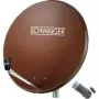 SCHWAIGER SAT Anlage 80 cm 1 Teilnehmer Single-LNB Ziegel-Red