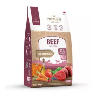 POKUSA Premium Selection Beef Adult - sausas šunų maistas - 3kg