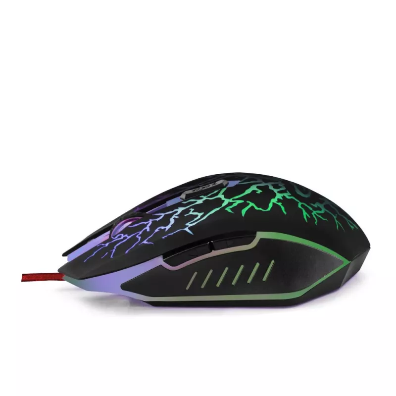 Esperanza MX211 LIGHTNING - pelė - USB - optinė - 6 mygtukai - juoda