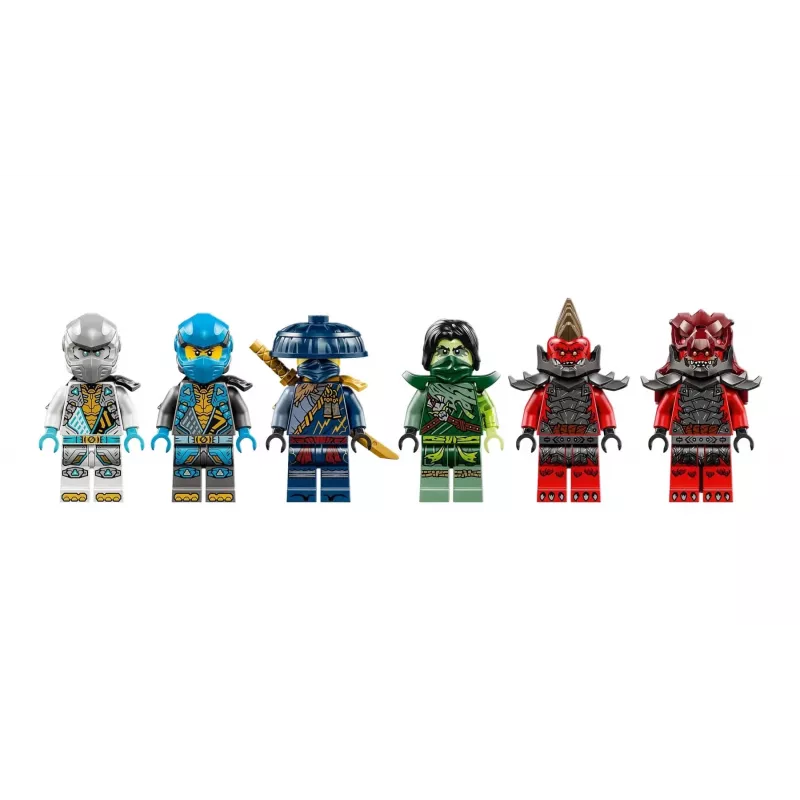 Konstravimo rinkinys LEGO NINJAGO 71841 Dragon Village — 305 dalys, 6 minifigūrėlės, amžius 7+