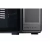 PC Midi Tower Cooler Master MasterFrame 500 Mesh — juoda su permatomu šonu, palaiko ATX/EATX, 2x200 mm priekyje, 1x120 mm gale
