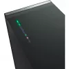 VK02 Lite, Tower-Enclosure juoda, grūdintas stiklas