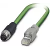 PHOENIX-CONTACT VS-M12MS-IP20-93B-LI/3,0 M12 signalinis kabelis, 3 m, IP20