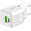USB C/A tinklo įkroviklis YENKEE YAC G38 20W 3A Power Delivery (USB‑C ir USB‑A)