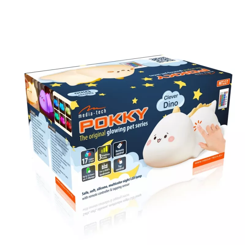 Planšetinis kompiuteris MEDIA-TECH MT227 Pokky Clever Dino 7 colių Wi-Fi, modelis MT227