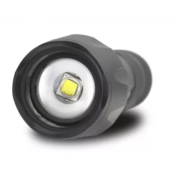 Žibintuvėlis everActive FL600 — 600 lm, 10 W, aliuminio korpusas, IPX4, 130 mm, 3×AAA, raudonas