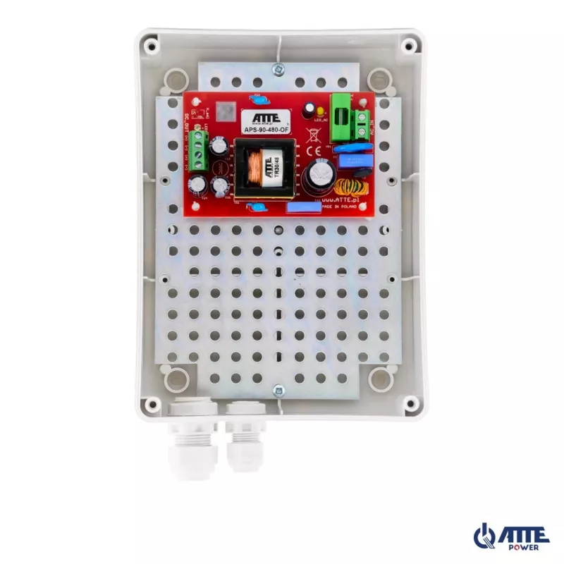 SMPS 48V 2A 90W kintamosios srovės adapteris ATTE APS-90-480-M1