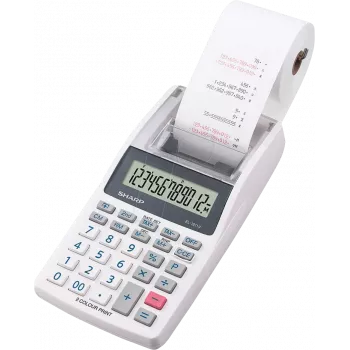 Sharp EL-1611V skaičiuotuvas Stalinė Finansinė Pilka, Balta