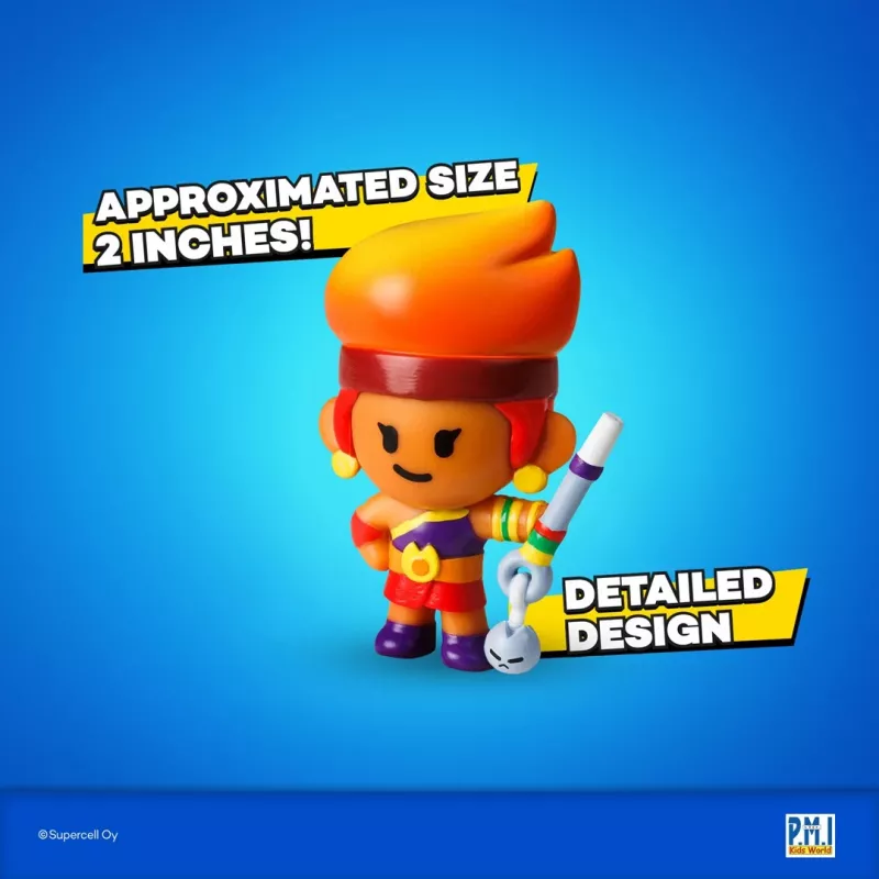 BRAWL STARS S1 FIGŪRĖLĖS - 8 VIENETŲ DELUXE DĖŽUTĖS VERSIJA C