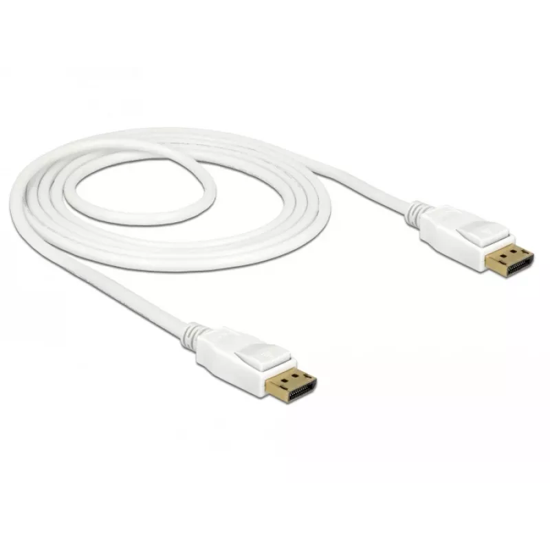 DisplayPort kabelis DeLOCK 85509 1,5 m baltas