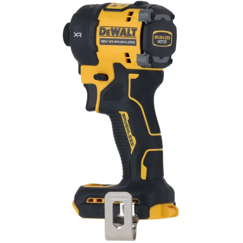 Akumuliatorinis suktuvas DeWalt DCF870NT-XJ, 18 V ličio jonų, 56 N·m, 1/4 colio griebtuvas, pistoletinė rankena, 100 mm ilgis