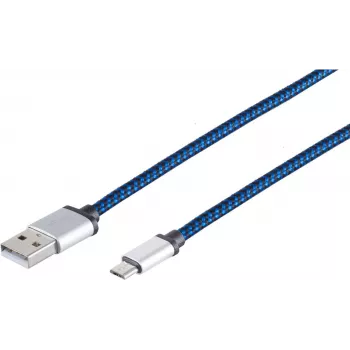 USB laidas S/CONN 14-50023 USB 2.0 2 m