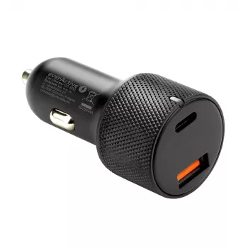 Automobilinis įkroviklis everActive CC-50Q QC3.0 75W su Quick Charge 3.0 palaikymu ir USB prievadais