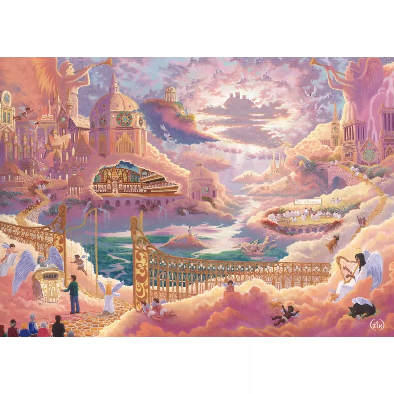 Dėlionė Schmidt Spiele Zac Kinkade Kingdom of Heaven — 1000 dalių, peizažo menas