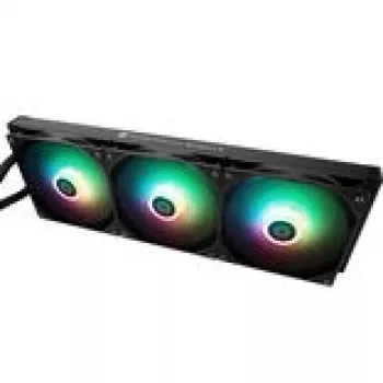 CPU aušintuvas Thermalright Frozen Warframe 420 Juoda ARGB — 140 mm ARGB ventiliatoriai, 420 mm radiatorius
