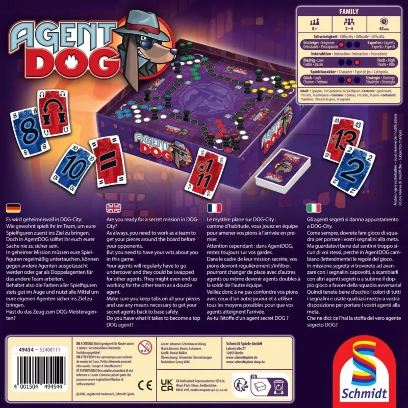 Agent DOG, Stalo žaidimas