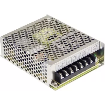 Maitinimo blokas mean well RS-75-12, 72 W, 12 V, kintamoji srovė 88–264 V, pasyvus aušinimas, metalinis
