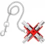 Knipex 00 11 06 universalusis / valdymo spintos raktas