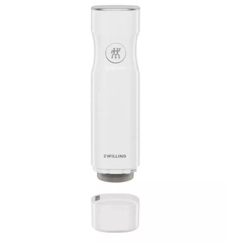 Vakuuminio sandarinimo dėžutė ZWILLING 36807-007-0, plastikinė stačiakampė maisto talpykla, 1,1 l ir 2,3 l, sandariai užrakinamas dangtelis, nuimama, permatoma balta
