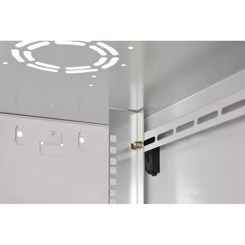 Sieninis stovas DIGITUS Dynamic-N 12U 600x600 mm IP20, raktinis užraktas, kabelių valdymas, nesumontuotas